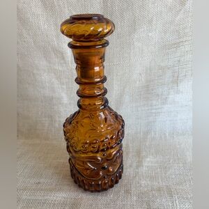Vintage Jim Beam Textured Glass Decanter Bottle